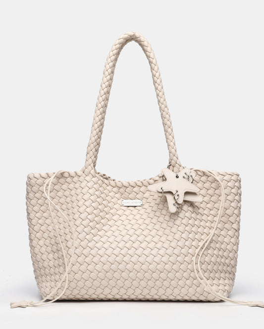 Poppy Tote - White