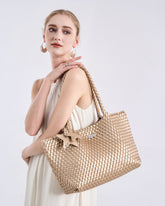 Poppy Tote - Champagne
