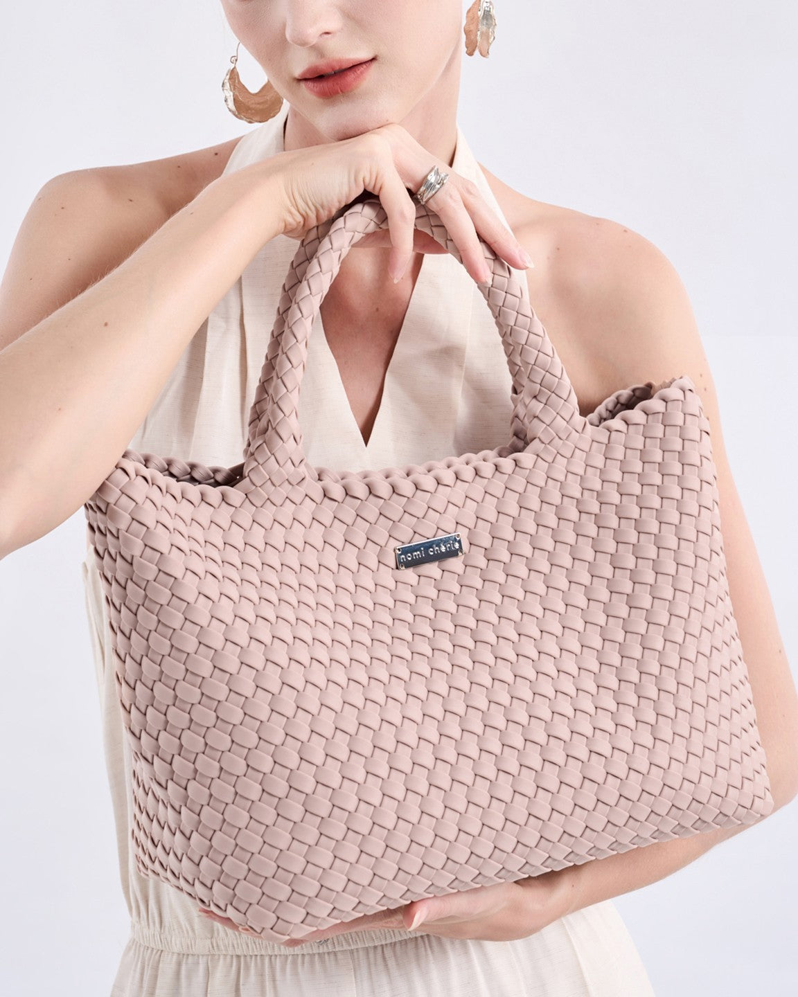 Cherie Tote in Light Pink